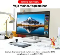 Monitor LG UltraFine - Tela IPS UHD 4K 27", HDR10, DCI-P3 90% — imagem 4