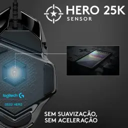 Mouse Gamer Logitech G502 HERO com RGB LIGHTSYNC, Ajustes de Peso — imagem 2
