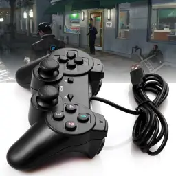 Joypad com fio USB 2.0 controle de jogo gamepad joystick para PC e laptop — imagem 7
