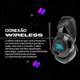 JBL Headset Gamer Quantum 610 Wireless - Preto — imagem 5