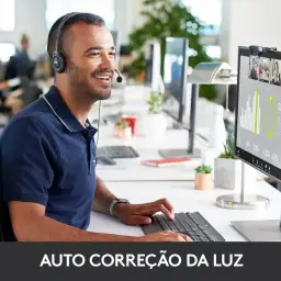 Webcam HD C270 com 3 MP para Chamadas e Gravações em Vídeo Widescreen, Logitech — imagem 4