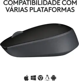 Mouse sem fio Logitech M170 com Design Ambidestro Compacto — imagem 6