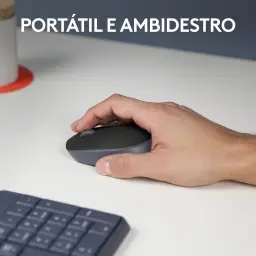 Mouse sem fio Logitech M170 com Design Ambidestro Compacto — imagem 3