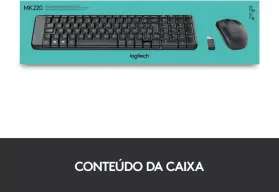 Combo Teclado e Mouse sem fio Logitech MK220 com Design Compacto, Conexão USB — imagem 7