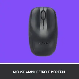 Combo Teclado e Mouse sem fio Logitech MK220 com Design Compacto, Conexão USB — imagem 4