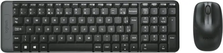 Combo Teclado Mouse sem fio Logitech