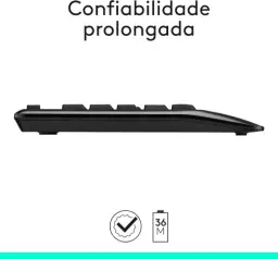 Combo Teclado e Mouse sem fio Logitech MK345 com Teclado com Apoio para as Mãos — imagem 6