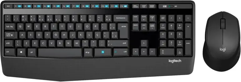 Combo Teclado Mouse sem fio Logitech