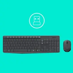 Combo Teclado e Mouse sem fio Logitech MK235 com Conexão USB — imagem 4