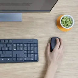 Combo Teclado e Mouse sem fio Logitech MK235 com Conexão USB — imagem 2