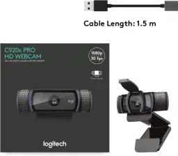 Webcam Full HD Logitech C920s com Microfone Embutido e Proteção de Privacidade — imagem 10