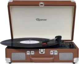 Vitrola Chrome Brown Usb Bluetooth