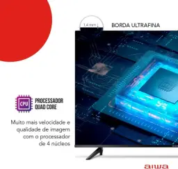 Smart TV Aiwa 32", Android, HD, Borda Ultrafina, HDR10 — imagem 7