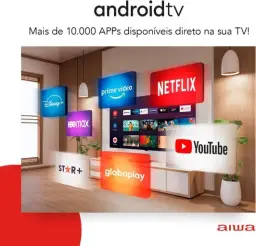 Smart TV Aiwa 32", Android, HD, Borda Ultrafina, HDR10 — imagem 5