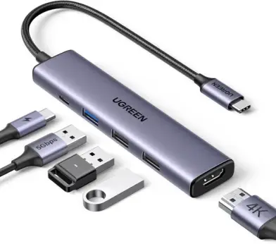 USB Hub adaptador multiporta 4K HDMI