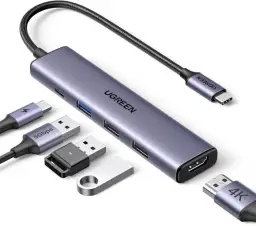 USB Hub adaptador multiporta 4K HDMI