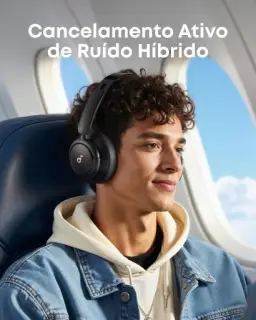 soundcore Q30 da Anker, Fone de Ouvido Bluetooth Sem Fio, ANC Híbrido Ativo — imagem 3