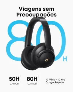 soundcore Q30 da Anker, Fone de Ouvido Bluetooth Sem Fio, ANC Híbrido Ativo — imagem 4