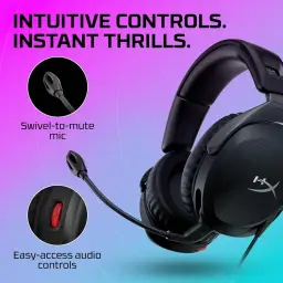 HyperX Cloud Stinger 2 - Headset gamer (preto) — imagem 5