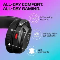 HyperX Cloud Stinger 2 - Headset gamer (preto) — imagem 6