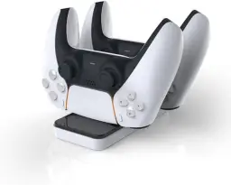 Carregador Duplo Para Controle Ps5 Suporte Carregamento Rápido Dualsense — imagem 3