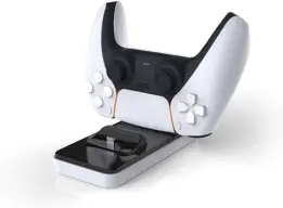 Carregador Duplo Para Controle Ps5 Suporte Carregamento Rápido Dualsense — imagem 7