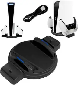 Carregador Controle PS5 Base de Carregamento Duplo Rapido Mimd Charging Dock — imagem 5