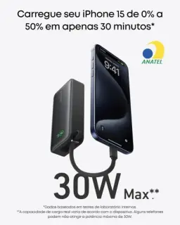 Anker Nano Power Bank, Carregador Portátil de 10.000 mAh com Cabo USB-C — imagem 2
