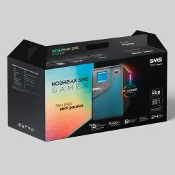 NOBREAK SMS GAMER 2000 VA SENOIDAL - LINE INTERACTIVE - WIFI - ENTRADA E SAÍDA — imagem 3