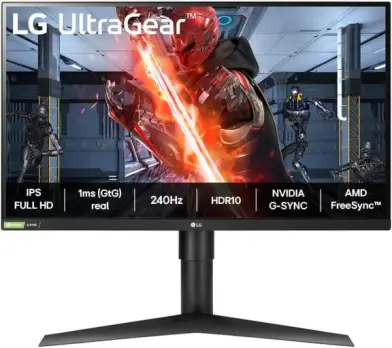 Monitor LG UltraGear 27GN750-27" IPS Full HD, 240Hz, 1ms (GtG), NVIDIA G-Sync
