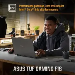 ASUS TUF Gaming F16 Intel Core 5, RTX 4050, 8 GB, 512 GB SSD, KeepOS,16.0'' FHD — imagem 3