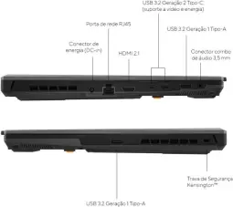 ASUS TUF Gaming F16 Intel Core 5, RTX 4050, 8 GB, 512 GB SSD, KeepOS,16.0'' FHD — imagem 9
