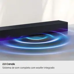 Soundbar Samsung HW-B400F, com 2.0 canais, Bluetooth — imagem 9