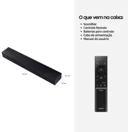 Soundbar Samsung HW-B400F, com 2.0 canais, Bluetooth — imagem 8
