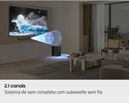 Soundbar Samsung HW-B450F, com 2.1 canais, 300W, Bluetooth — imagem 5