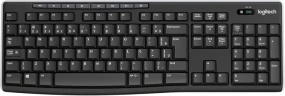 Teclado sem fio Logitech K270 Teclas