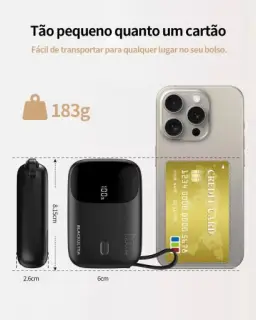 Carregador Portátil 10000mAh com Display LED — imagem 5
