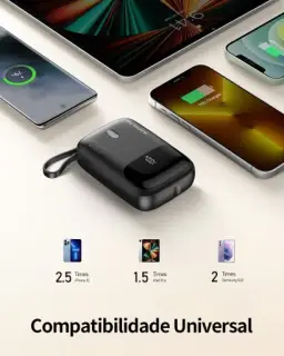 Carregador Portátil 10000mAh com Display LED — imagem 4