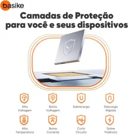 Basike Carregador Portátil, Power Bank 20000mAh com Cabos Integrados — imagem 4