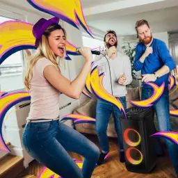 PHILIPS, Caixa de Som Bluetooth Party Speaker, com Luzes LED, TAX4209/78, FM — imagem 8