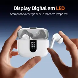 Fone de Ouvido Sem Fio Bluetooth, 40H de Reprodução com Display LED — imagem 7