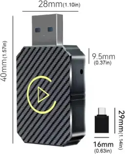 Adaptador CarPlay Android 2 em 1 Sem Fio, Dongle USB Mini para Conversão de — imagem 9