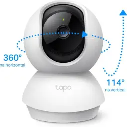Camera de Segurança Wi-Fi 360º, 1080p Full HD TP-Link Tapo C200, Visão Noturna — imagem 4