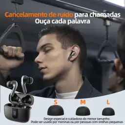 Fone de Ouvido Bluetooth 5.4, 40H de Reprodução — imagem 8