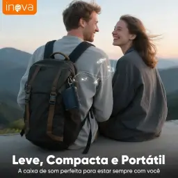 Caixa de Som, inava, Go-4 Pro, Bluetooth, Portátil,12h de reprodução — imagem 8