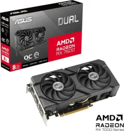 PLACA DE VIDEO ASUS DUAL RADEON RX 7600 EVO OC EDITION 8GB GDDR6 128 BITS - — imagem 9
