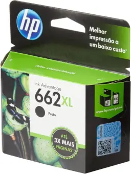 Cartucho HP 662XL Preto Original (CZ105AB) Para ImpressoraDeskJet 2516, 3516 — imagem 2