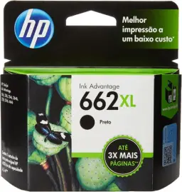 Cartucho HP 662XL Preto Original