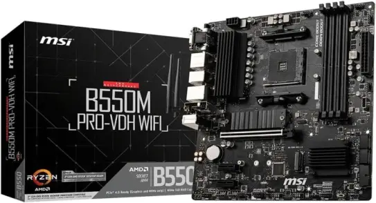 Placa Mãe MSI B550M PRO-VDH WIFI