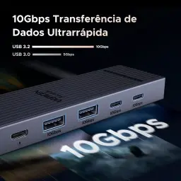 UGREEN Revodok Pro Hub USB C 6 em 1, Adaptador Hub com 4 USB C & A 3.2 de — imagem 4